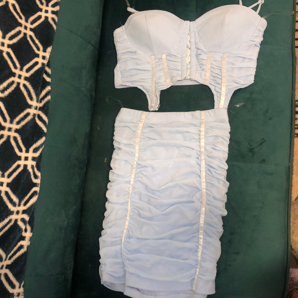 2 pc Baby Blue Set